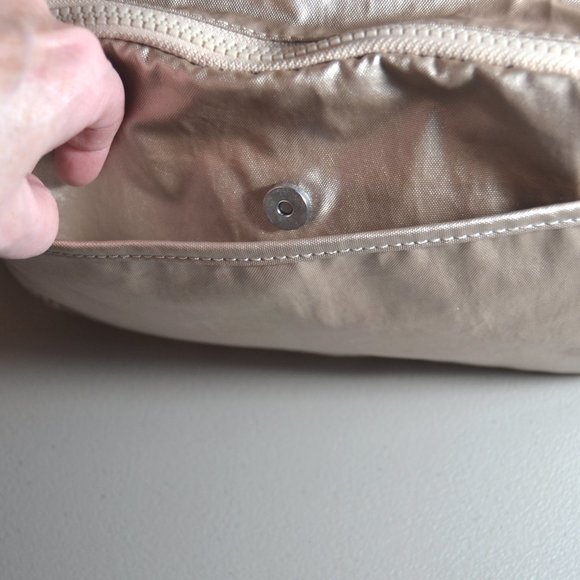 Kipling Benci Like New Metallic Gold Crossbody Bag - Picture 7 of 16